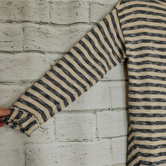 Soft Surroundings Women's Sweater Striped Marina Pullover Nautical Medium - Picture 7 of 11